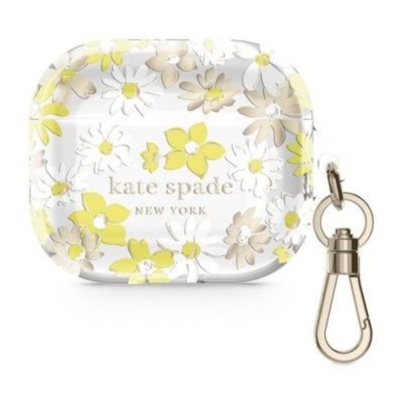 Kate Spade New York Protective AirPods (3rd generation) Case - Yellow Flora - Picture 5 of 5